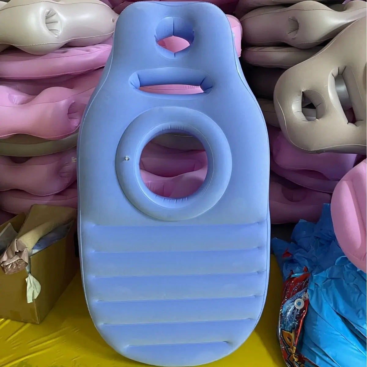 Inflatable Pregnant Woman Yoga Mat with Abdominal Hole Relaxation Lying Sleeping Mat Travel Portable Meble Ogrodowe Soft