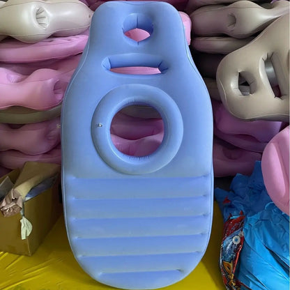 Inflatable Pregnant Woman Yoga Mat with Abdominal Hole Relaxation Lying Sleeping Mat Travel Portable Meble Ogrodowe Soft